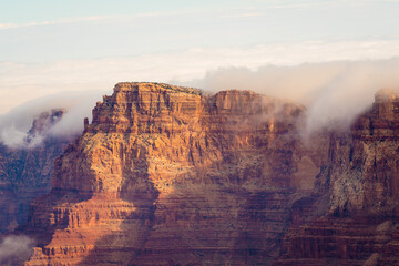 Clouds over the Edge of The Grand Canyon