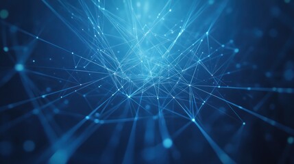 Abstract Digital Network Connection