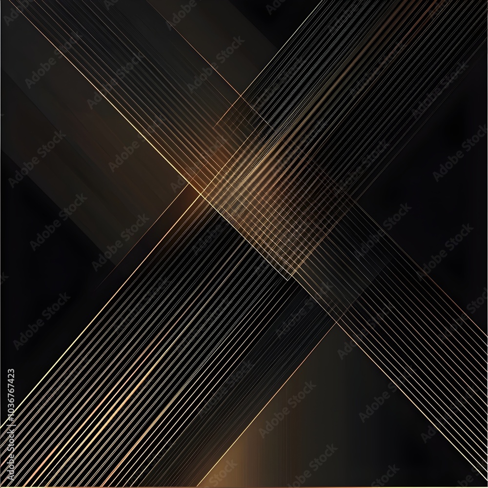 Poster abstract metallic grid pattern background with sleek intersecting lines and minimalist design concep