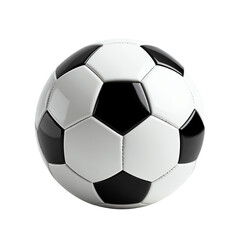 Obraz premium Classic Soccer Ball with Black and White Hexagonal Patterns