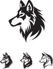 Fototapeta premium wolf vector illustration