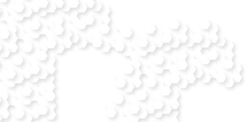 Background with hexagons . Abstract background with lines . white texture background . hexagon abstract background. Surface polygon pattern with glowing hexagon paper texture and futuristic business.