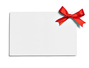 ribbon bow card note chirstmas celebration greeting