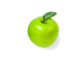 green apple isolated on white