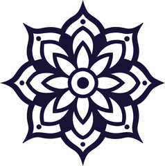 Indian festival mandala vector art 