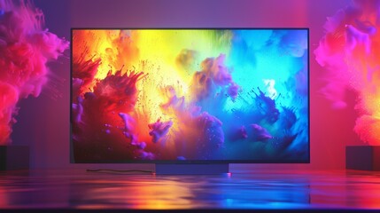 Stunning Quantum Dot Display with Vivid Color Reproduction