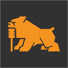 Dog and Podcast Illustration