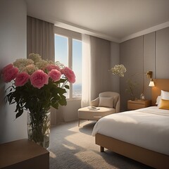 Blumen Deco. Generative AI Technologie