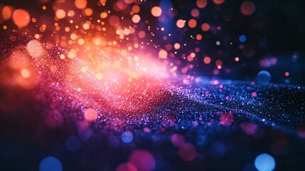 Abstract particles of optical fiber