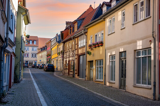 Bad Langensalza, Th&uuml;ringen, Altstadtszene