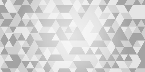 Abstract geometric wall tile and metal cube background triangle wallpaper. Seamless geometric pattern low polygon backdrop background. Gray mosaic diamond overlap polygonal background.