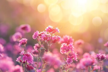 Naklejka premium flower, nature, purple, spring, garden, plant, flowers, pink, flora, summer, bloom, blossom, beauty, macro, blooming, violet, closeup, close-up, beautiful, wild, leaf, petal, outdoors, herb, bee