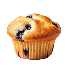 Freshly Baked Blueberry Muffin with Soft Texture and Tasty Flavor