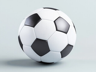 Fototapeta premium Illustration Art of a Soccer Ball Featuring Detailed Pentagons for Sports and Design Use