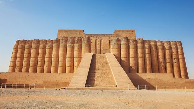 The Imposing Architecture of the Abbasid Palace in Samarra, Iraq