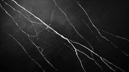 Abstract black marble surface with white veins, perfect for backgrounds, textures, and design projects, evoking elegance and modernity.