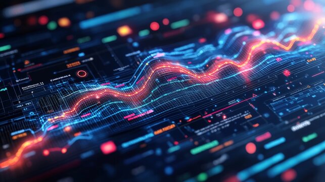 Professional stock illustration featuring EBITDA Margin Waterfall concept