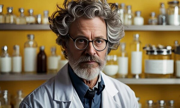 Portrait of a Mad Scientist.