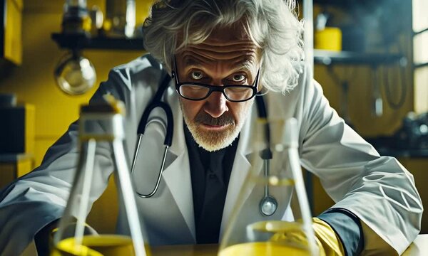 Portrait of a Mad Scientist.