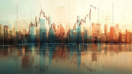 Professional illustration on Forex currency pair movements with subtle design