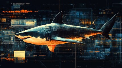 Hedge Funds stock illustration in sleek professional design