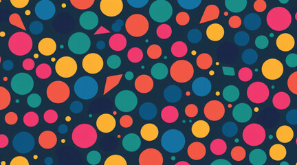 playful and bright shape Design &ndash; bold colors and creative geometric patterns