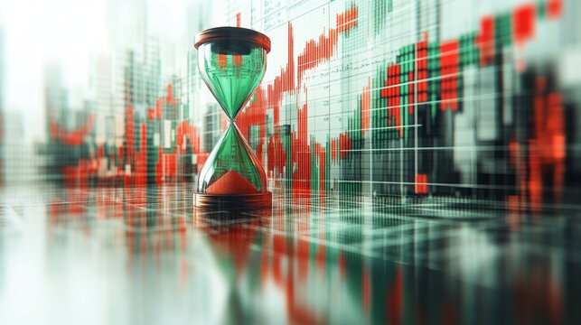 Elegant stock illustration of PricetoEarnings Ratio concept for business