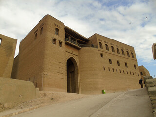 The grand entrance gate to Erbil citadel in Iraq © Stephen Rohan