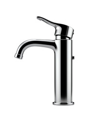 Sleek Chrome Faucet Design with Modern Styling and Curved Spout