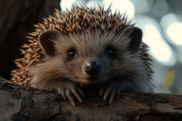 Fototapeta premium A close-up shot of a dense hedge growing on a tree branch