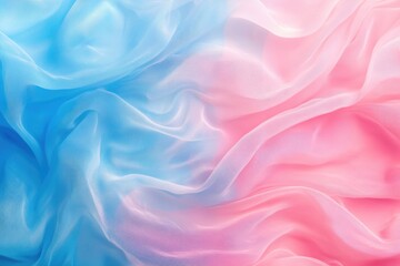 Fototapeta premium A close-up shot of a pink and blue fabric, ideal for textile or design-related use