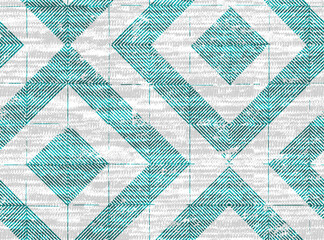 The Abstract Geometrical Square Pattern With textures
