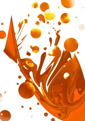 orange juice splash