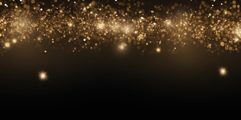 Shimmering Gold Bokeh Background for Celebrations