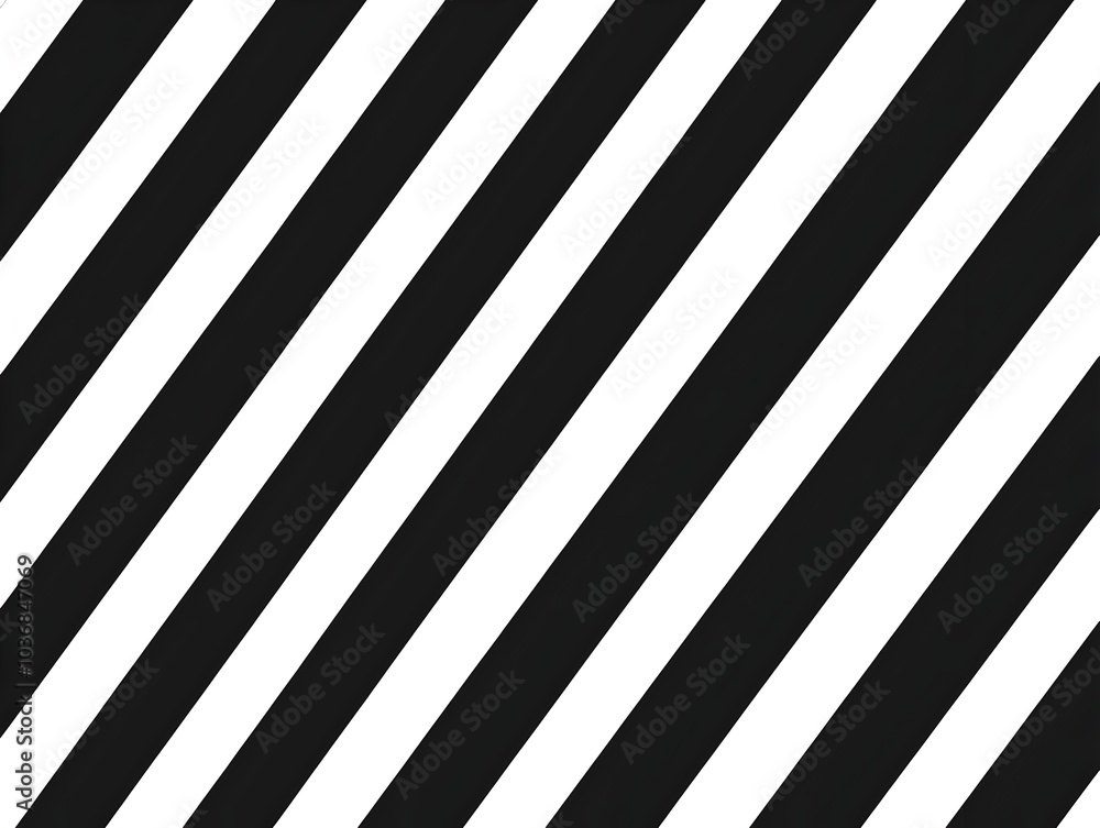 Poster minimalist black and white diagonal stripe pattern background