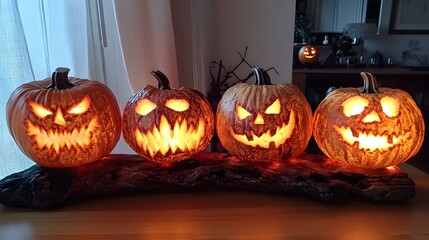 Obraz premium pumpkin lantern, halloween pumpkin lantern