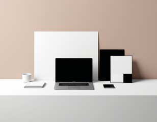 Digital portfolio mockup for creative professionals