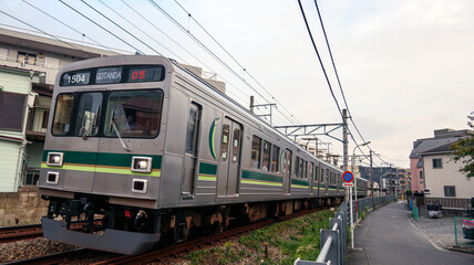 Fototapeta premium 走る電車