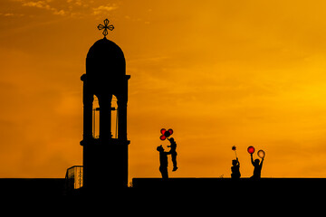 Mor Yuhanon Dilimiyo Assyrian Church in the abandoned village of Killit in Savur District of Mardin Province