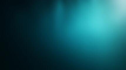 Obraz premium Deep Turquoise Gradient Expanding on Dark Background