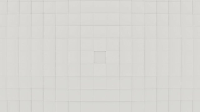 Cubes Form a Wave. Abstract backgroud motion, 3d rendering, 4k 