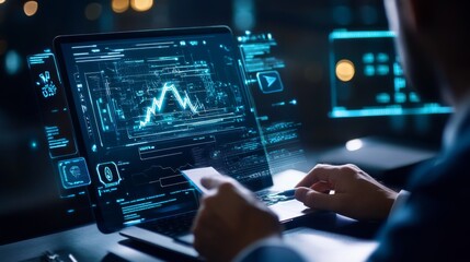 Fototapeta premium Analyzing Data Trends for Legal Cases