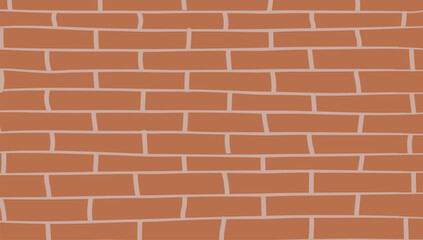 brown brick vector background could be used for a social media posts or as a background  