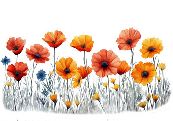 Elegant Floral Bouquet Illustration