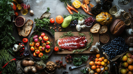 Fototapeta premium High-End Luxury Fine Dining: Exquisite Food Photography Showcasing Gourmet Dishes, Elegant Plating, and Sophisticated Culinary Art