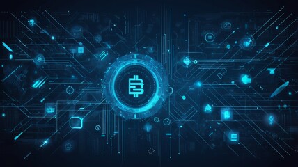 blue Technology background