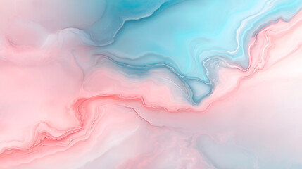 holographic 3d abstract waves in pastel colors