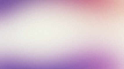 Retro smooth white purple red color pastel grainy wave gradient backdrop design, rough, grungy, glowing, shine, bright, noise texture gradient, website header, empty space