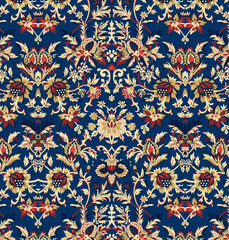 seamless beautiful wallpaper cards all over design floral leaf vintage ornament Victorian ethnic geometric print paisley pattern