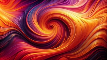 Vibrant abstract background featuring swirling textures and bold, gradient hues of orange, magenta, red, and black, perfect for eye-catching web banners and posters.
